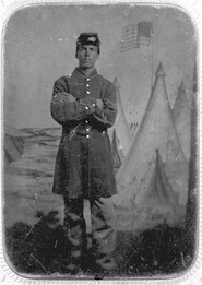 Elisha Coan (ME Medical School Class of 1870), Corporal, 20th Maine Vol. Infantry (Elisha Coan Coll.)